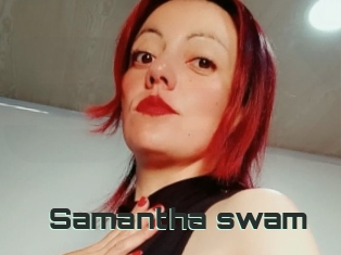 Samantha_swam